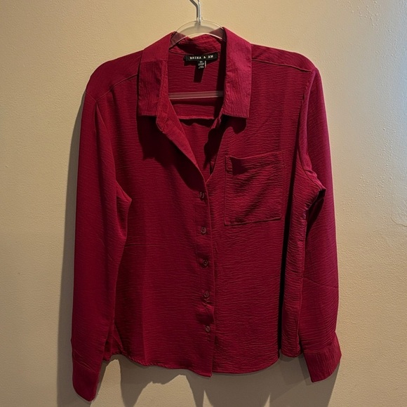 Brina & Em Tops - Brick & Bone Women's Red Blouse